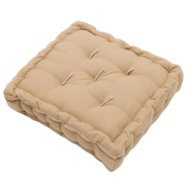 Imagem de Almofada Futon Turca/Roma 40x40 cm Tecido Oxford para bancos e palhetes de madeira(Areia)