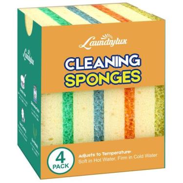 Imagem de Esponja esfoliante LAUNDRYLUX, dupla face, responsiva à temperatura, p