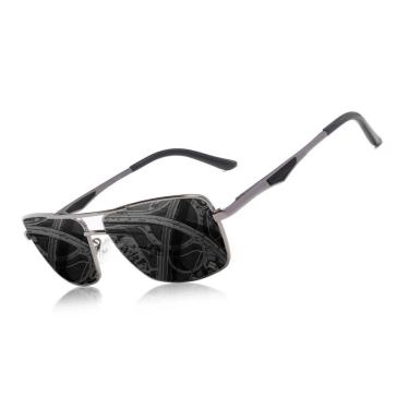 Imagem de Óculos De Sol Polarizados Uv400 Anti-reflexo Kingseven Cinza