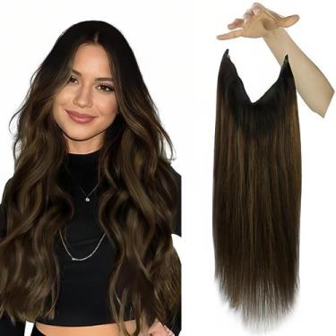 Imagem de Extensões de cabelo Sunny Wire Human Hair Brown Ombre 40cm - Sunny Hai