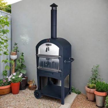 Imagem de Forno de Pizza à Lenha Portátil com Capa e Acessórios Navalha
