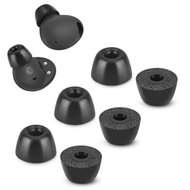 Imagem de Tang Town Pontas De Espuma Viscoelástica Para Samsung Galaxy Buds 2 Pro, Silicone Sem Dor, Reposição Antiderrapantes, Encaixe No Estojo Carregamento, Fones Ouvido Com Redução Ruído, 3 Pares (Pequeno