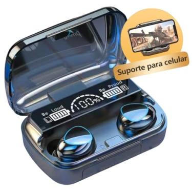 Imagem de Fone M10 Bluetooth 5.1 Sem Fio intra-auricular à prova d'água IPX7 Display Digital com redução de ruído, adequado para esportes, jogos, viagens