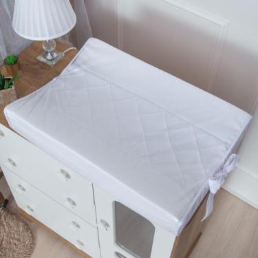 Imagem de Trocador Bebê Cômoda Americano Anatômico Capa Impermeável - Junior Bab