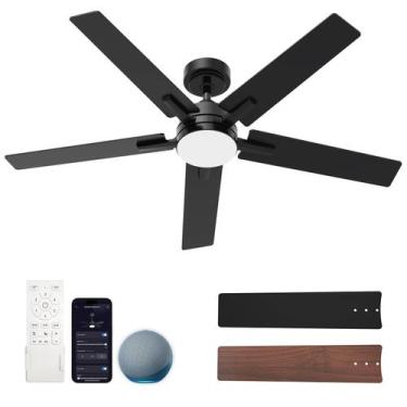 Imagem de Ventilador de teto Geinself 132 cm com controle Alexa inteligente em p