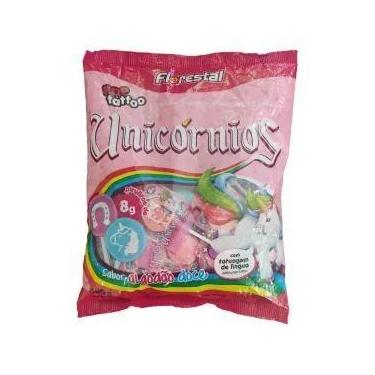 Imagem de Pirulito Pop Tatto Unicornio 400g Florestal