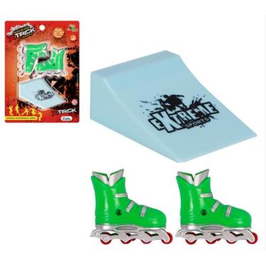 Imagem de Patins de Dedo com Rampa - Radical X-Trick - Art Brink - Zein, Cores s