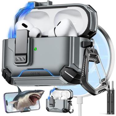 Imagem de Capa com suporte de telefone e kit de limpeza para AirPods Pro - Ineso