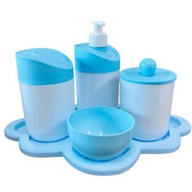 Imagem de Kit Baby Higiene SEM PERSONALIZAR c/bandeja Nuvem COLORIDA - Senior, A