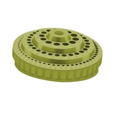 Imagem de ShengQuanHao Organizador de Brocas para Caixa de Ferramentas, Gaveta, Expositor, Suporte para Brocas de Polir Pregos, Estojo de Armazenamento Resistente para Broca, Luz Verde, Tamanho real