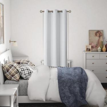 Imagem de Cortina de porta BGment Living Room 183x91cm branca acinzentada