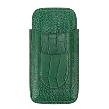 Imagem de Caixa de Charuto de Viagem, Caixa de Charuto de 3 Dedos, Couro Artificial à Prova d'água para Negócios Ao Ar Livre (81)