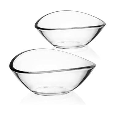 Imagem de Mikasa Conjunto decorativo de cristal sem chumbo Alister com 2 tigelas, 27,3 cm, 21 cm