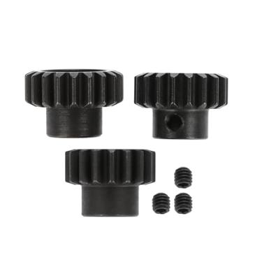 Imagem de Kit de Engrenagem de Motor RC de Metal de para Carro de Caminhão 1/8 RC 17T-19T/20T-22T Par de Engrenagens Fácil de Instalar para Amadores e Profissionais