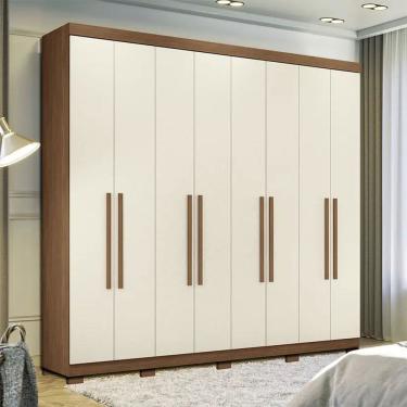 Imagem de Guarda-Roupa Casal 8 Portas Bater 4 Gavetas Master Santos Andirá