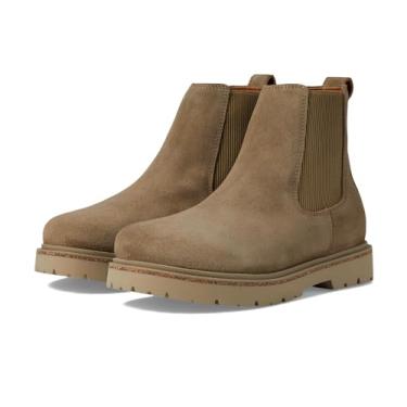 Imagem de Birkenstock Bota Chelsea feminina Highwood sem cadarço azul profundo, Cinzento-acastan, 10-10.5