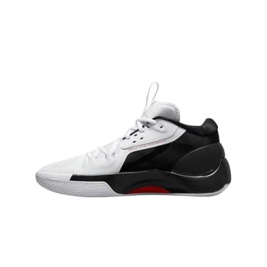 Imagem de Jordan Tênis de basquete masculino Air Zoom Separate, Preto/vermelho universitário, branco, 41