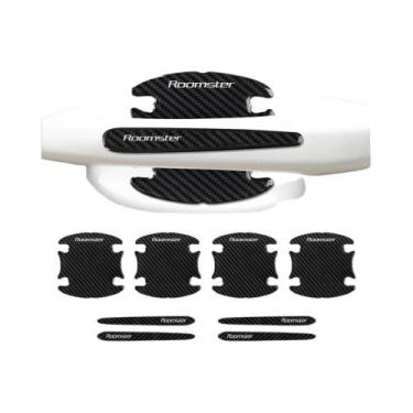 Imagem de Adesivo Protetor Para Maçaneta De Porta Skoda Octavia Fabia Rapid Supe