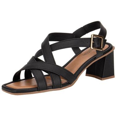 Imagem de Sandália Feminina Salto Grosso Mississipi Mf233