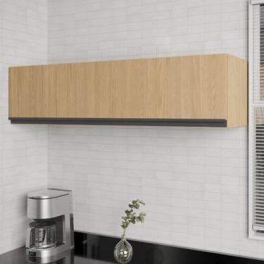 Imagem de Armário Aéreo Porta Basculante 120cm Nara CabeCasa MadeiraOriginals - 