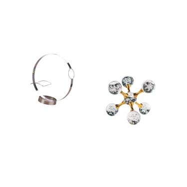 Imagem de Fenteer Suporte para Garrafas de Vinho de Ferro, Esfera de Bolhas, Enfeite de Mesa, Suporte para Garrafa de Bebida Adulta, Estátua Moderna, Escultura Decorati