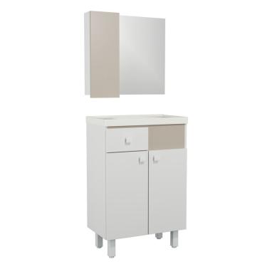 Imagem de Kit Gabinete Banheiro Vittoria 60x34cm Santiago