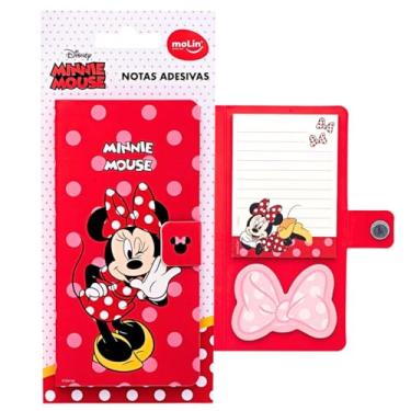 Imagem de Caderneta Com Bloco Adesivo Minnie 160fls Molin
