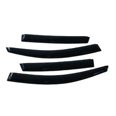 Imagem de GRJQRKHZ Defletor de janela lateral de carro para H&onda CR-V 2012-2016 Weathershied viseira de porta vento sol proteção chuva janela lateral defletores de vento