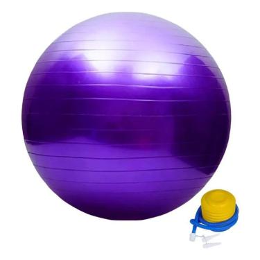 Imagem de 2X Bola Suiça 55Cm Fitness Yoga Pilates Funcional Antiesto