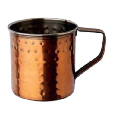 Imagem de Caneca Amassadinho Cobre em Inox 300 ml Gp Inox
