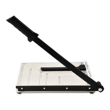 Imagem de Guilhotina Base Aço 30 Cm Papel A4 Até 10 Folhas Com Trava