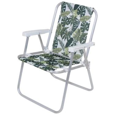 Imagem de Cadeira De Praia Alta Em Alumínio Dobrável Oxford Garden Bel