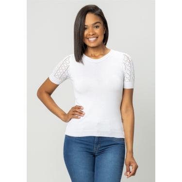 Imagem de Blusa Pau a Pique Modal Branco