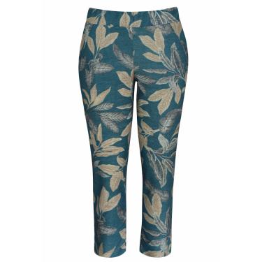 Imagem de Calça Pantacourt Pau a Pique Estampada Azul