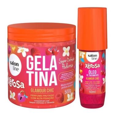 Imagem de Fixação, Selamento e Proteção: Gelatina 500g e Óleo de Trat. 60ml Glam
