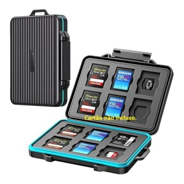 Imagem de Case Para Cartão De Memória 12x Sd Microsd Tf Impermeavel