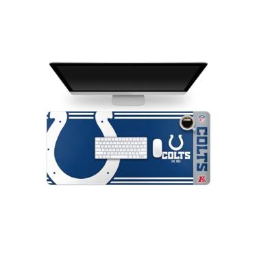 Imagem de FOCO NFL Official Established Primary Logo Wordmark Home Office Desk Pad Mouse Pad 89 cm x 41 cm (Indianapolis Colts, Indianapolis Colts)