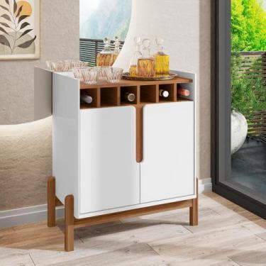 Imagem de Buffet Bar Aparador Bar Adega Sala de Jantar e Estar Lizz  2 Portas e 