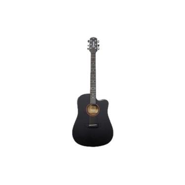Imagem de Violao giannini gdc-1 ceq ctbk el/ac dreadnought satin black