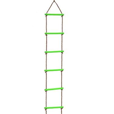 Imagem de SPYMINNPOO de Corda de Escalada, Corda de Madeira e PE, Carga Pesada 300kg, Perfeita para Diversão Ao Ar Livre para Crianças