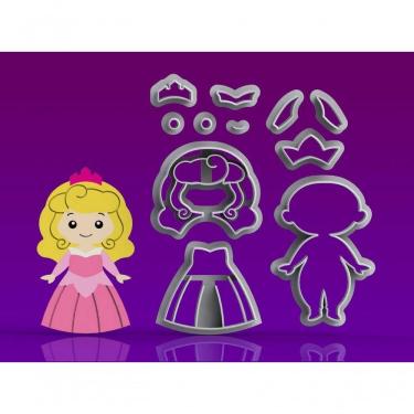 Imagem de Cortador Princesa Aurora Modular Tamanho 10 Cm
