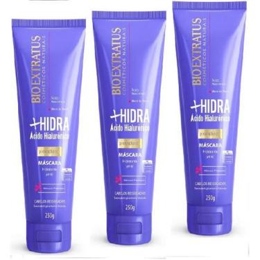 Imagem de Kit 3 Finalizador Proteção Hidratante Mais Hidra 200 ML Bio Extratus -
