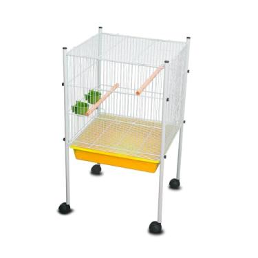 Imagem de Gaiolas Bragança, Viveiro Gaiola Canario Mini Cor:Amarelo