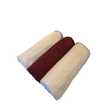 Imagem de Toalha Banhão Grossa e Macia, Conforto Superluxo no Banho(Branco, Rub e Branco)