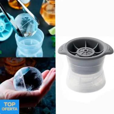 Imagem de Forma De Gelo Esfera Bola Silicone Grande Redonda Bar Whisky - AZ135
