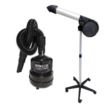 Imagem de Kit Pet Shop Secador 5000 + Soprador Maxx Kyklon Black, 110V