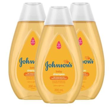 Imagem de Kit Shampoo Johnson's Baby Regular 200ml com 3 unidades