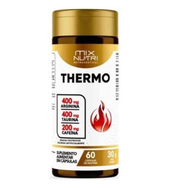 Imagem de Termogênico Cafeína 200mg Taurina Arginina 400mg 60cp Thermo - Mix Nut