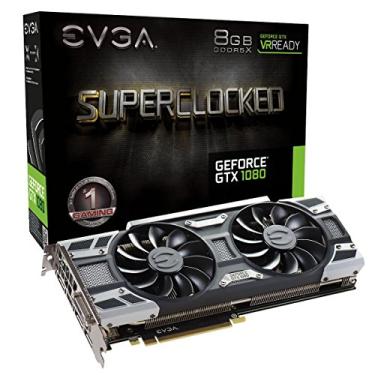 Imagem de EVGA Placa gráfica GeForce GTX 1080 SC GAMING ACX 3.0, 8GB GDDR5X, LED, DX12 OSD Support (PXOC) 08G-P4-6183-KR