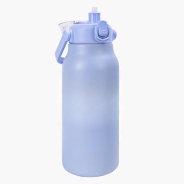 Imagem de Garrafa TéRmica | Design Com Isolamento A VáCuo, Adequado Para Bebidas Quentes E Frias(Azul Claro 1700ML)